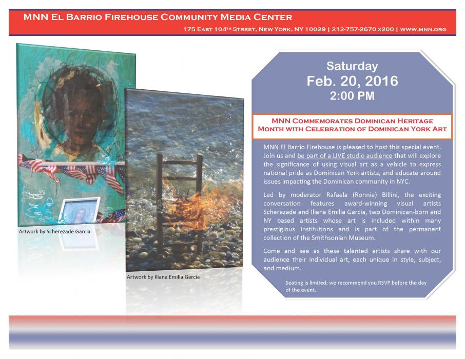 MNN Commemorates Dominican Heritage Month with Celebration of Dominican York Art MNN Commemorates Dominican Heritage Month
